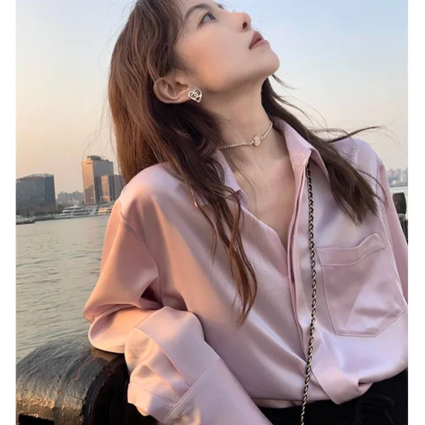 cn-11134207-7qukw-lh4m9y0nmpcv74.webp Temperament Womens acetate satin blouse long sleeve polo neck loose style