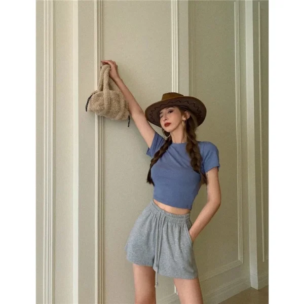 South Korean womens new loose casual sweatpants