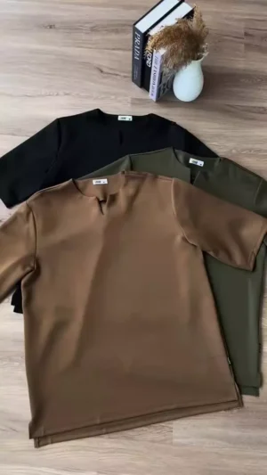 ZEKE D0049 Mens Short Sleeve Loose Tops