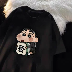 Korea Style Oversize Tshirt Crayon Shinchan Casual Top