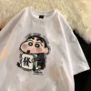Korea Style Oversize Tshirt Crayon Shinchan Casual Top