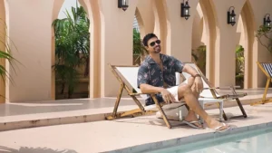 Light Mature Style Wear Hainan Island Suit ShortSleeved Shirt Men Summer Hawaii Full Printed Shirt Thin Casual Loose