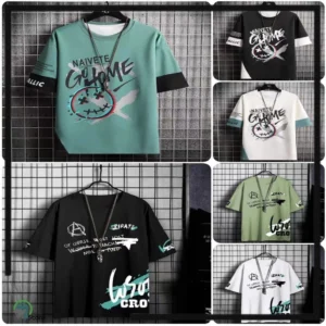 Men TShirt M5XL shortsleeved Tshirt mens casual fashion mens casual slim top