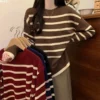 Womens Knitted Sweater with Soft and Comfortable Knit Fabric